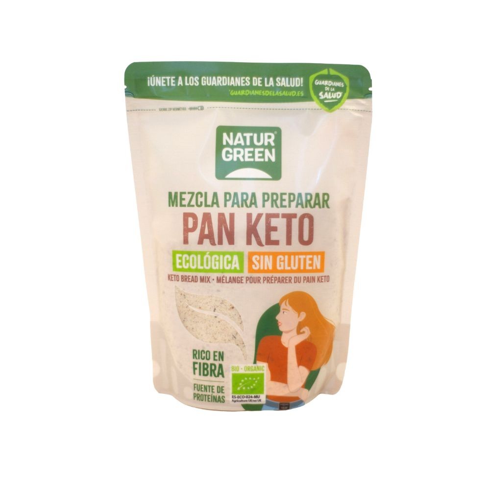 NATURGREEN MEZCLA PAN KETO Bio 400g