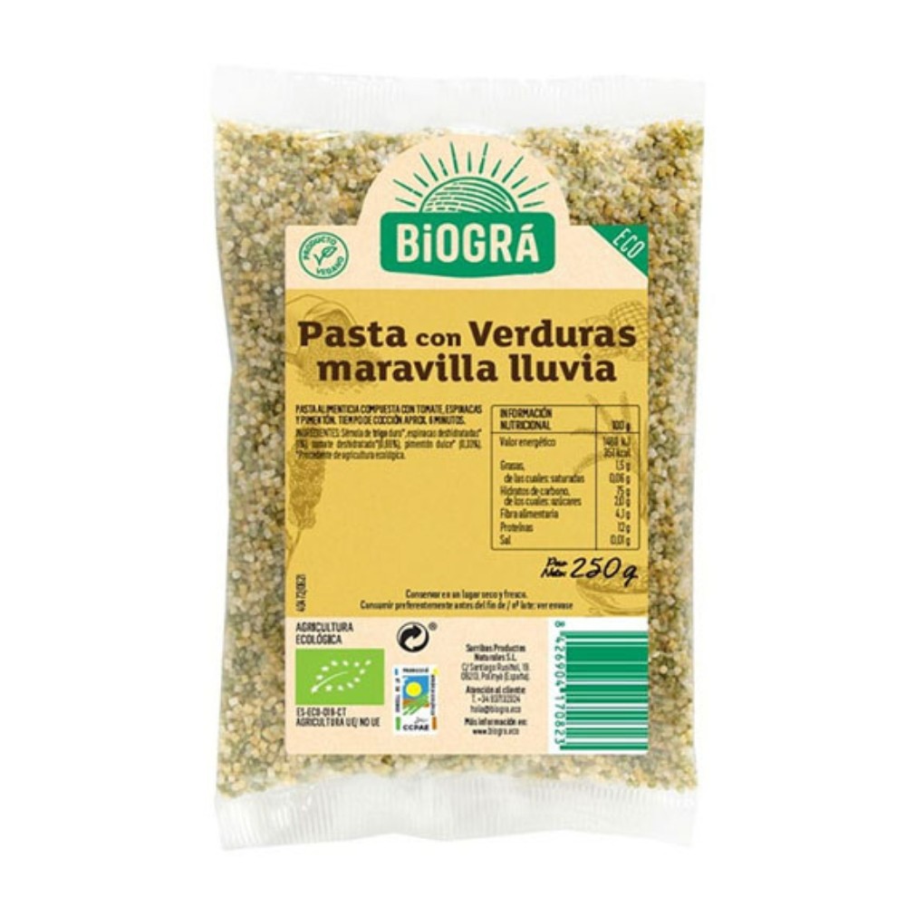 BIOGRA MARAVILLA C/VERDURAS BIO. 250GR.