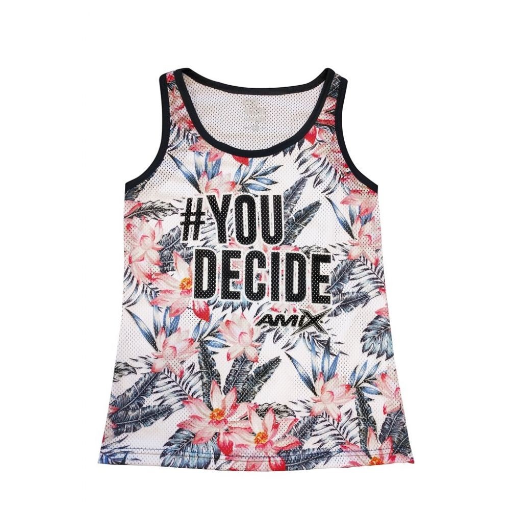 AMIX CAMISETA MUJER BASKET ROSAS YOU DECIDE (L)