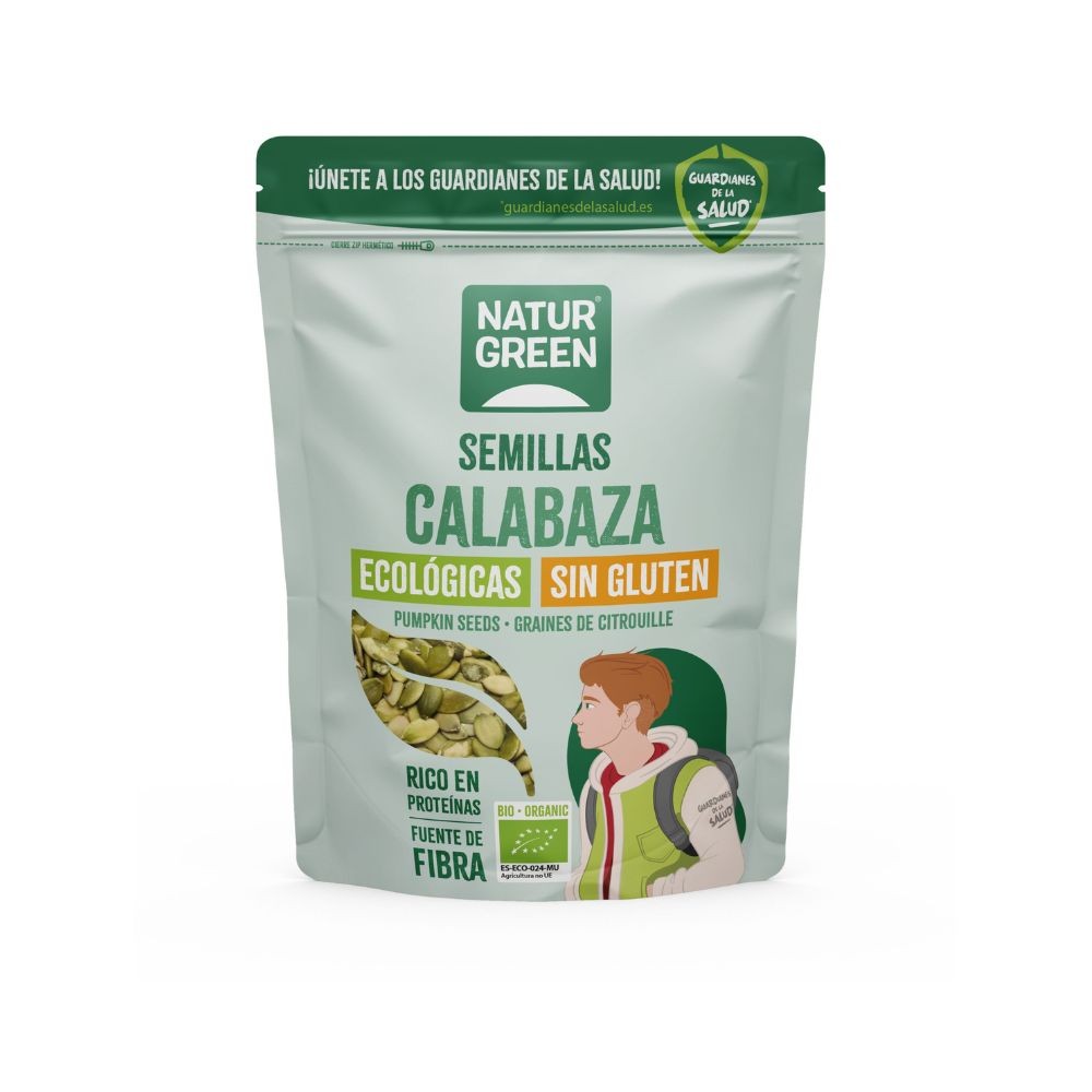 NATURGREEN SEMILLA CALABAZA BIO. 350G.