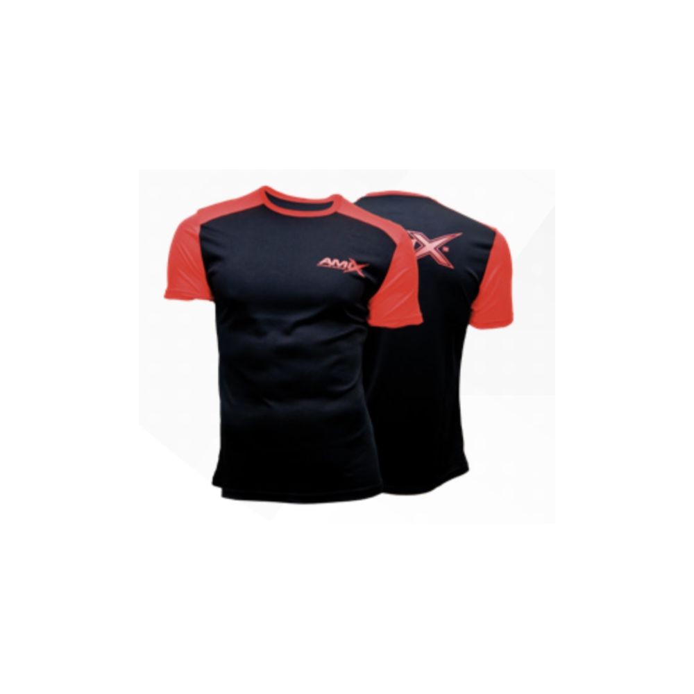 AMIX CAMISETA RUNFIT SCORE COLOR ROJO-NEGRO(S)