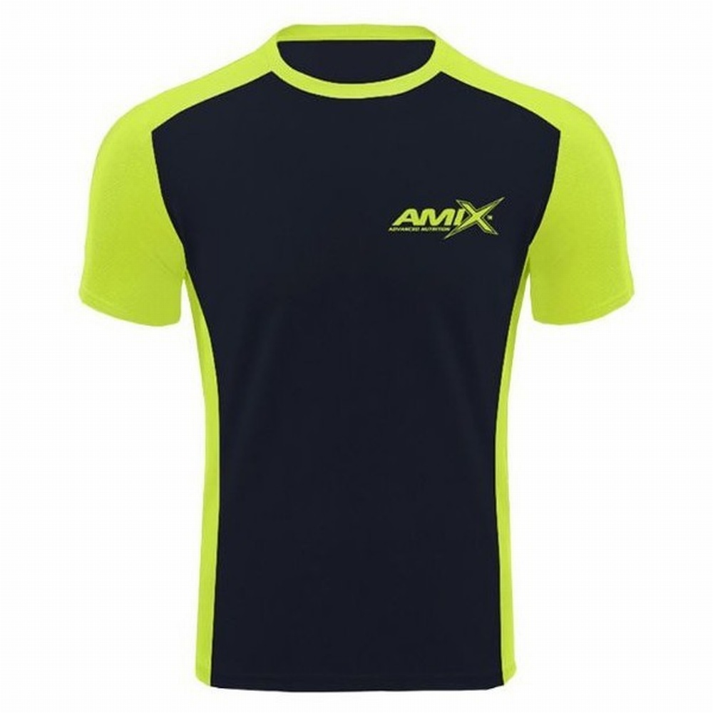 AMIX CAMISETA RUNFIT SCORE COLOR NEGRO-AMARILLO(M)