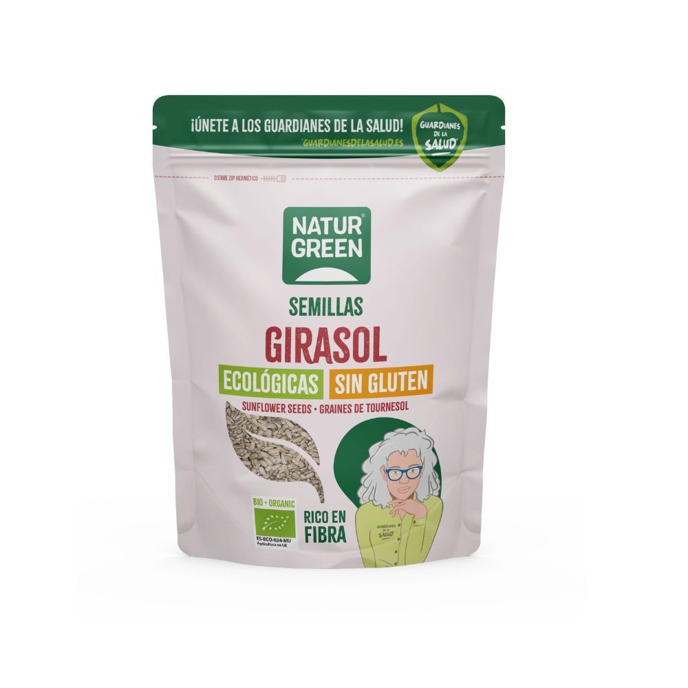 NATURGREEN SEMILLA GIRASOL BIO. 180GR.