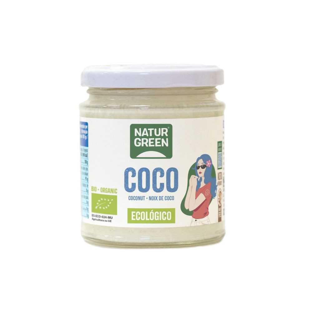 NATURGREEN GRASA DE COCO VIRGEN TARRO 200GR.