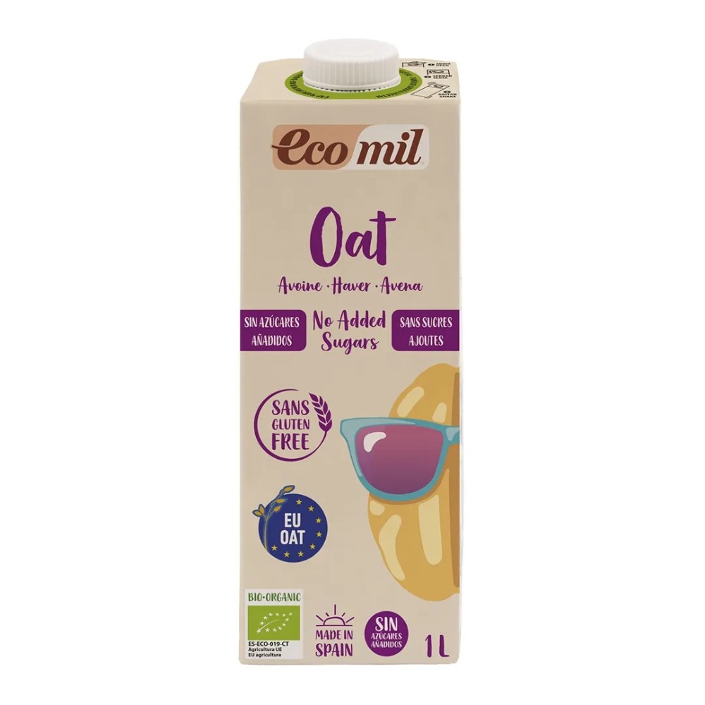 ECOMIL AVENA NATURE SIN GLUTEN BRICK 1L