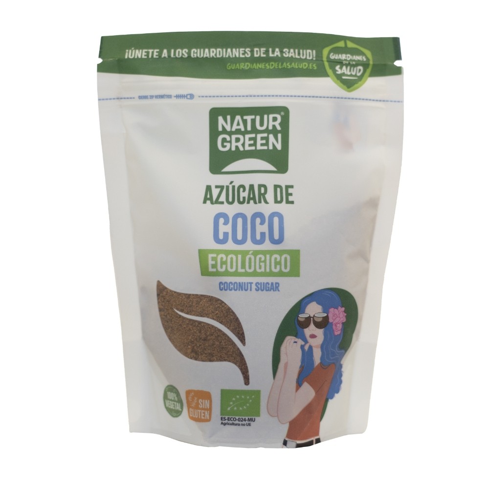 NATURGREEN AZUCAR COCO BIO. 300GR.