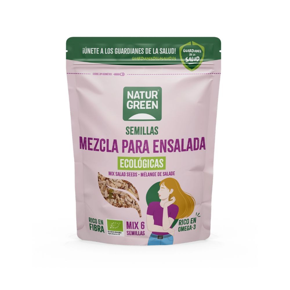 NATURGREEN MEZCLA 6 SEMILLAS ENSALADA Bio 200g