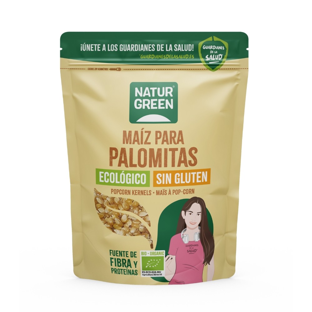 NATURGREEN MAIZ PALOMITAS BIO. 400GR.