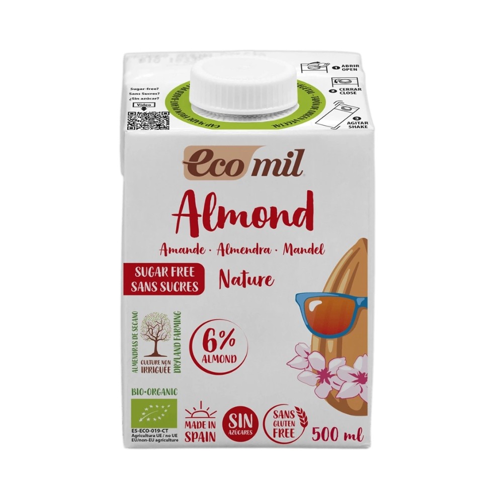 ECOMIL ALMENDRA NATURE BRICK 500ML.