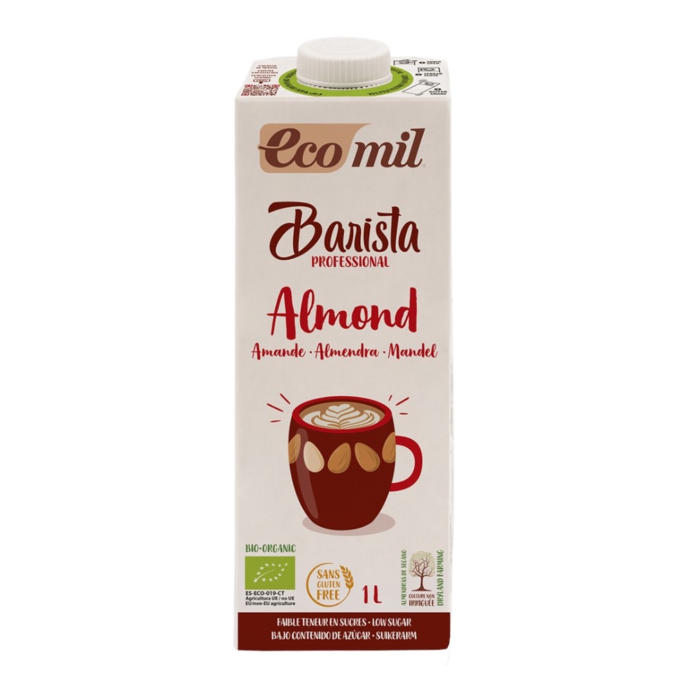 ECOMIL BARISTA ALMENDRA BRICK 1L
