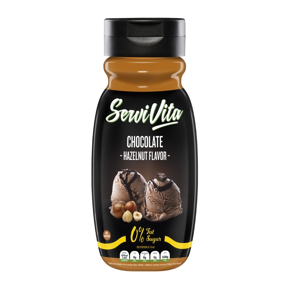 SERVIVITA SALSA DULCE ZERO 320ML CHOCO AVELLANA