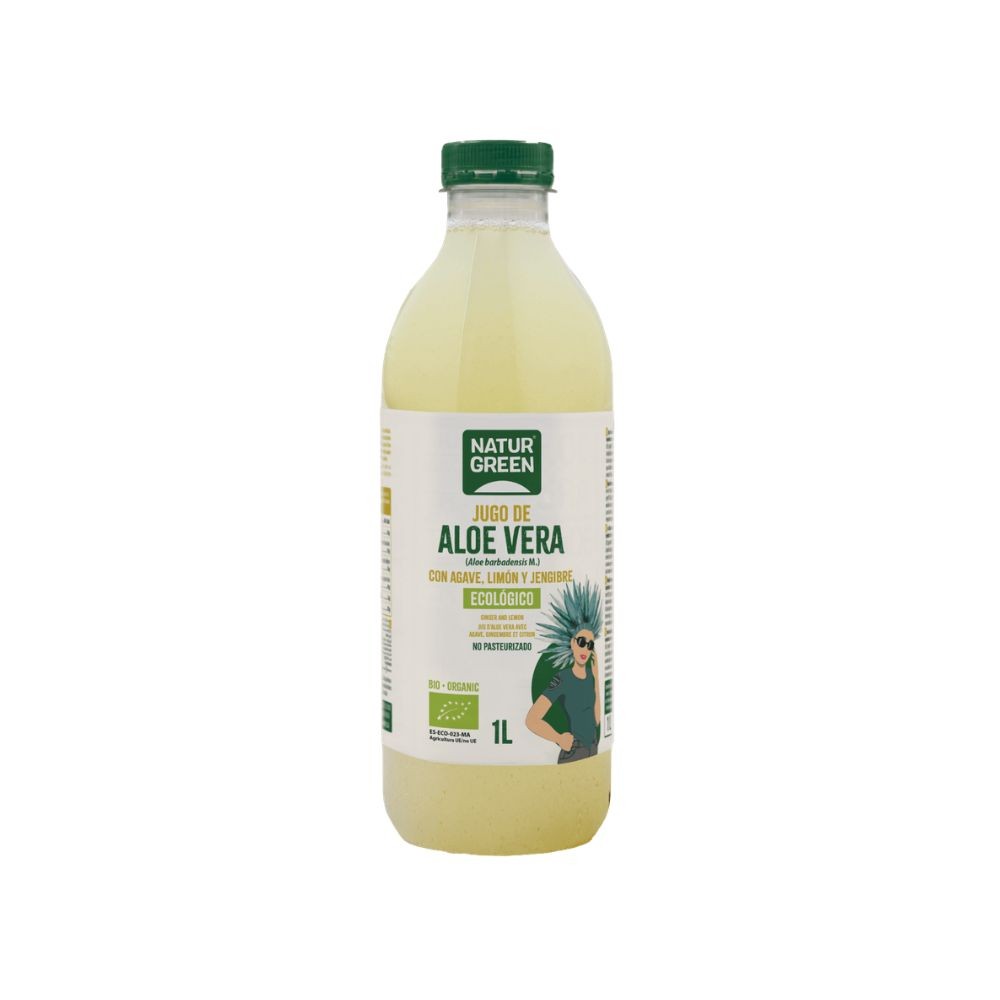 NATURGREEN JUGO ALOE VERA BIO 1L AGAVE LIMON JENGI