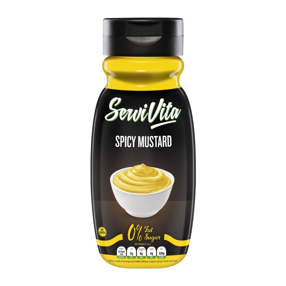 SERVIVITA SALSA ZERO 320ML MOSTAZA PICANTE