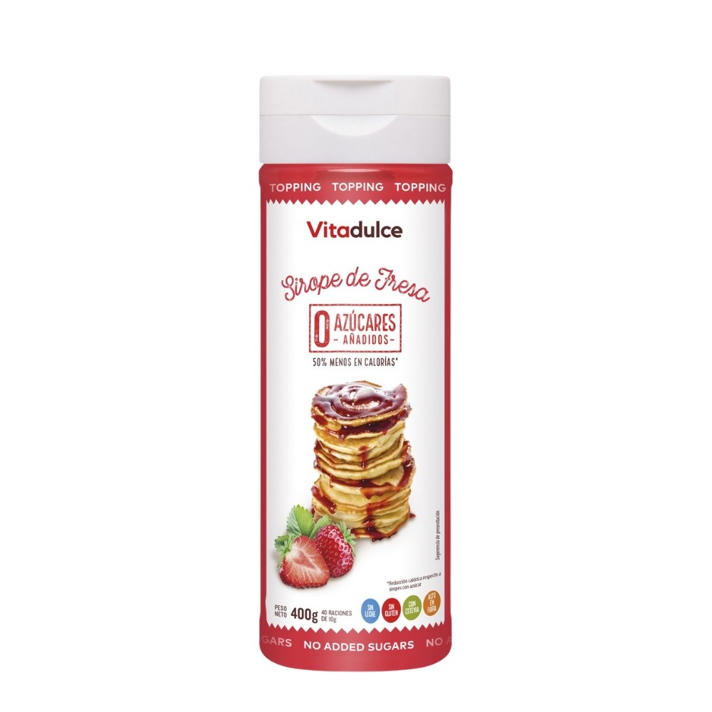 VITADULCE SIROPE 400G SABOR FRESA