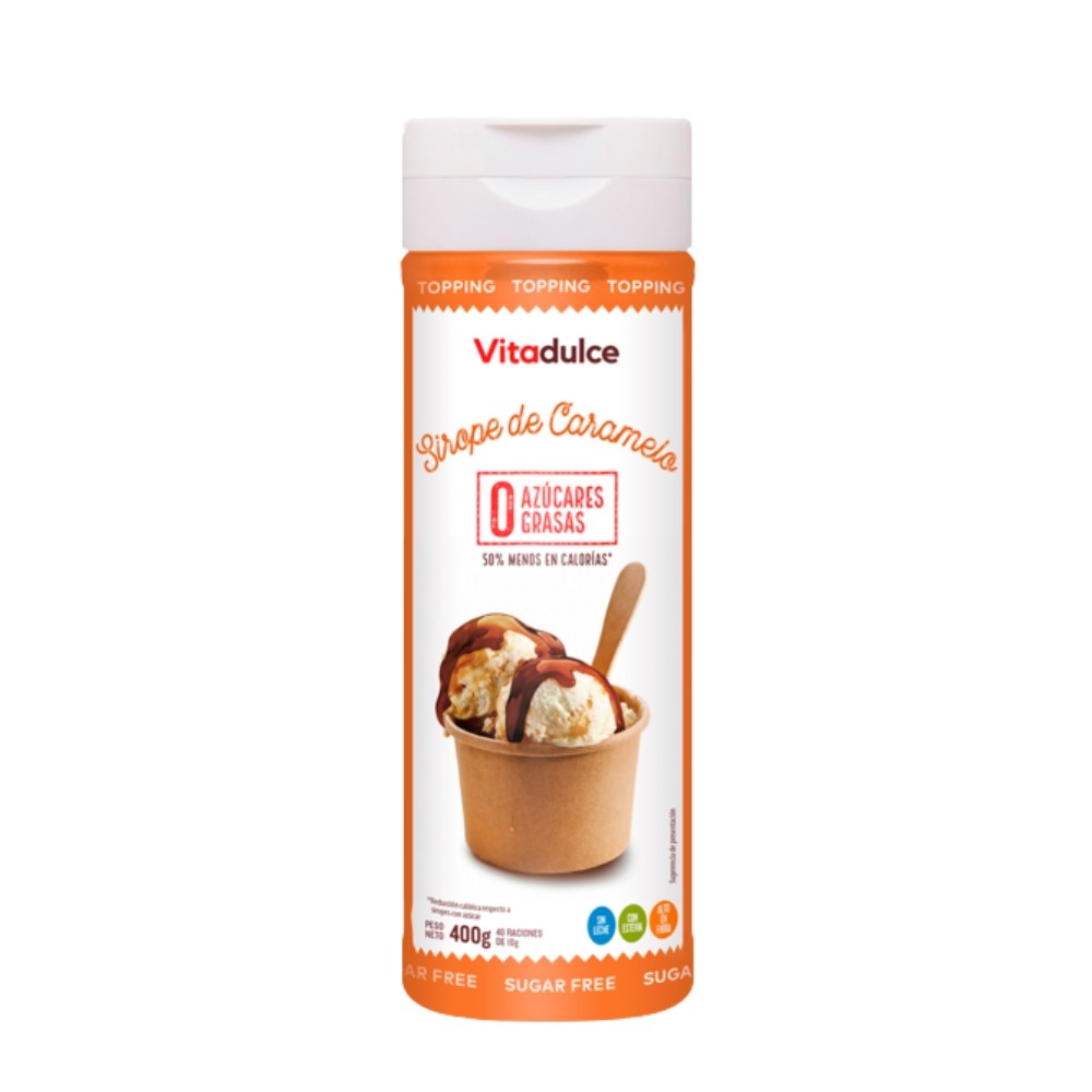 VITADULCE SIROPE 400G SABOR CARAMELO