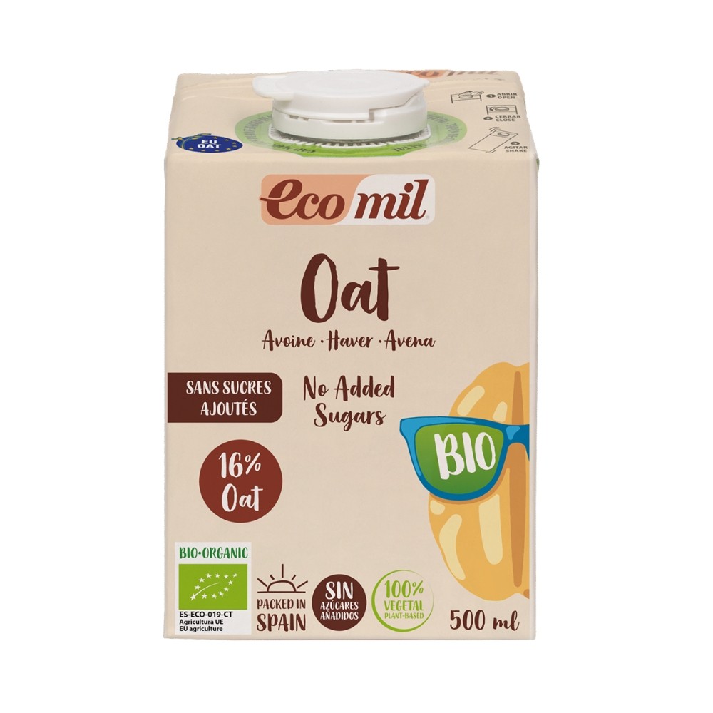 ECOMIL BEBIDA AVENA BIO 500ML SIN AZUCARES AÑADID.