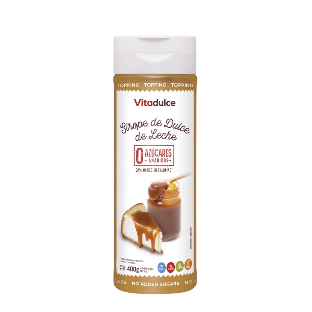 VITADULCE SIROPE 400G SABOR DULCE LECHE
