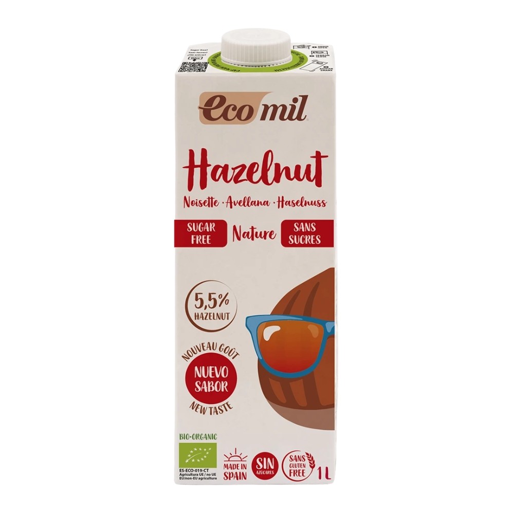 ECOMIL AVELLANA NATURE BRICK 1L