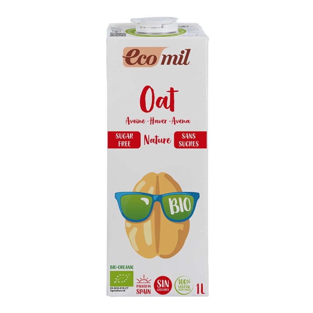 ECOMIL BEBIDA AVENA 1L BIO SUGAR-FREE
