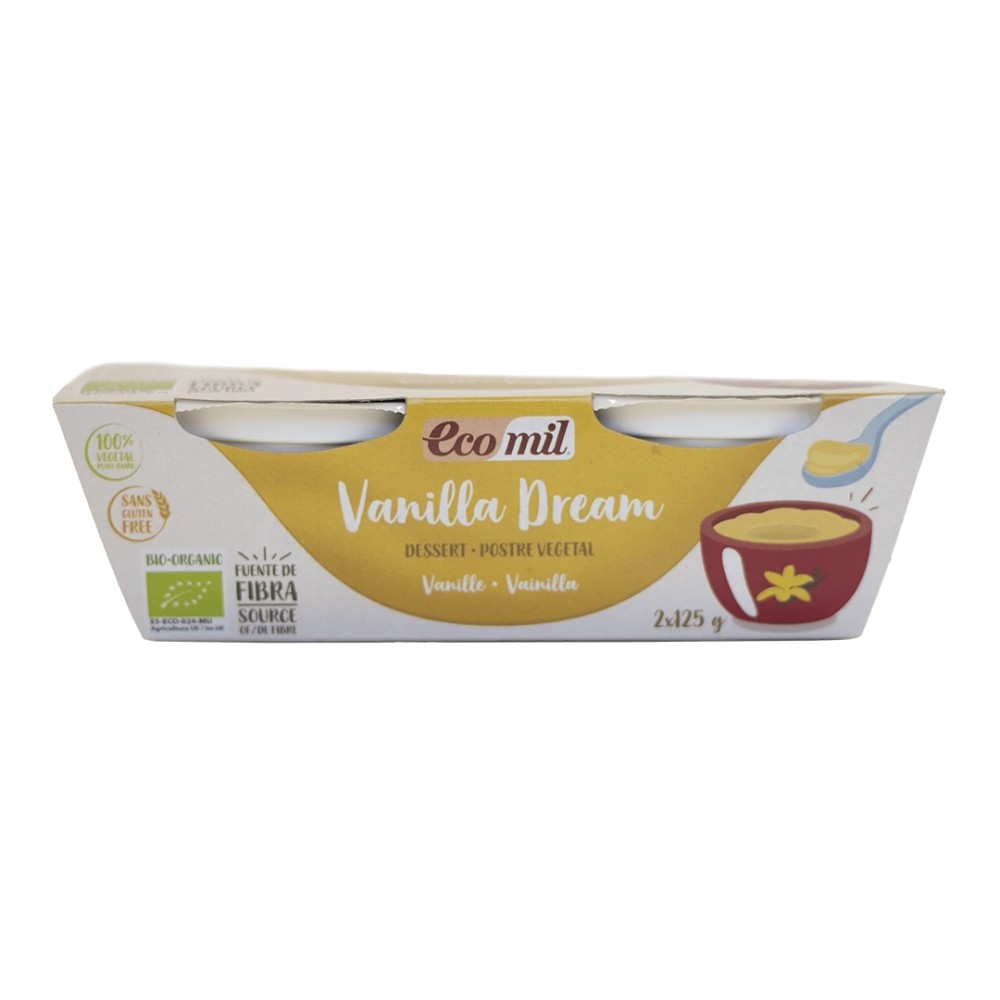 ECOMIL POSTRE VAINILLA DREAM BIO. 2X125GR