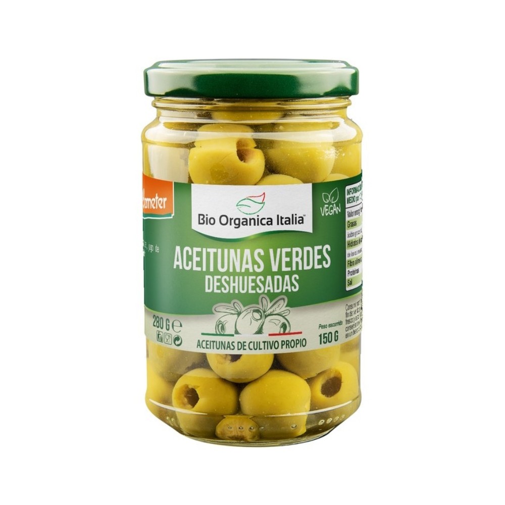 BIO ORGANICA ITALIA ACEITUNA VERDE DESHUE.BIO 280G