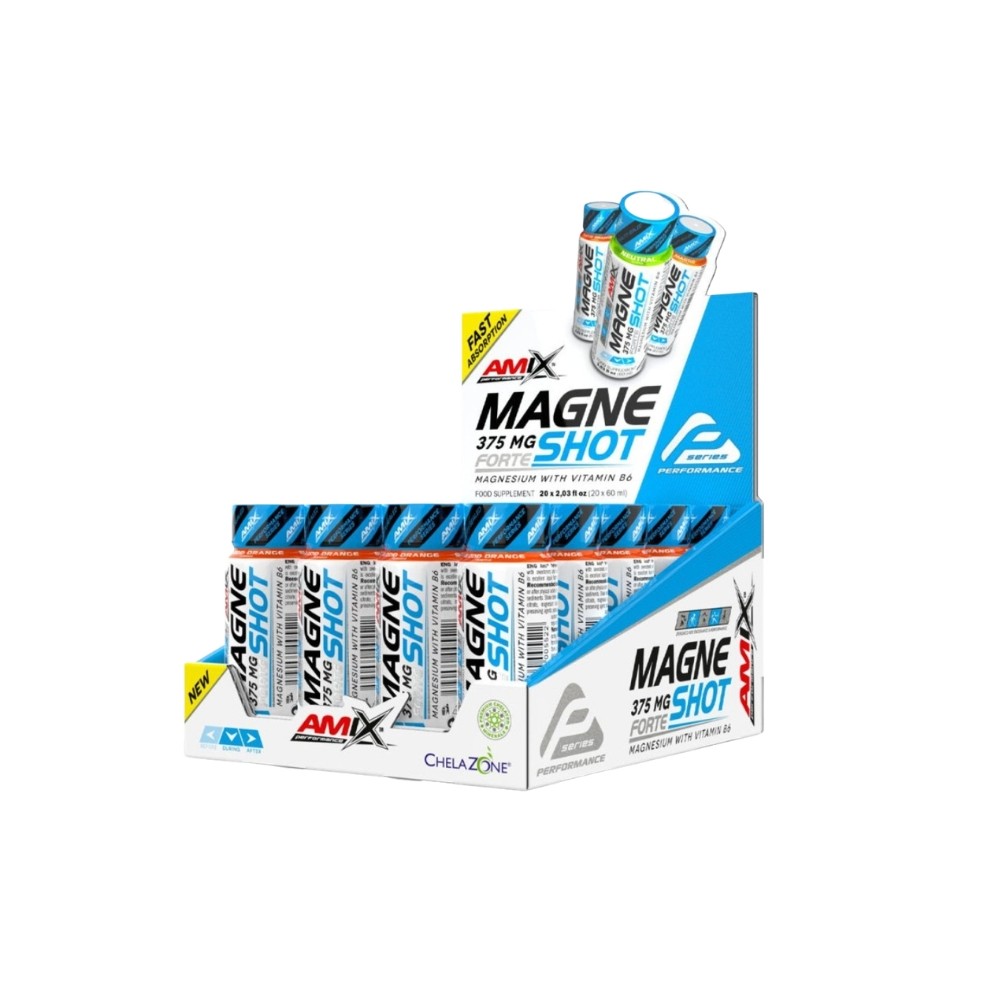 AMIX PERFORMANCE MAGNESHOT FORTE 20X60ML NARANJA
