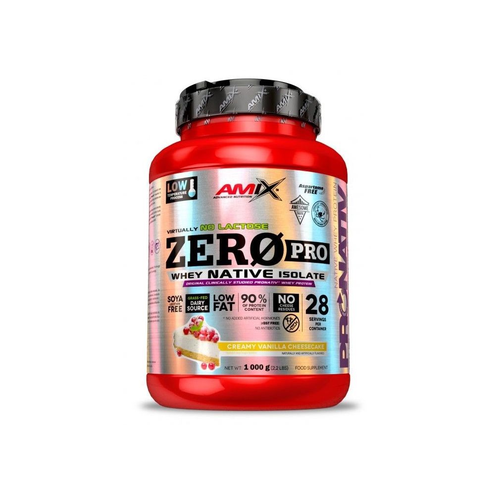 AMIX ZEROPRO PROTEIN 1KG. VAINILLA TARTA DE QUESO