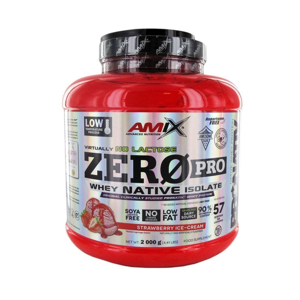 AMIX ZEROPRO PROTEIN 2KG. HELADO FRESA