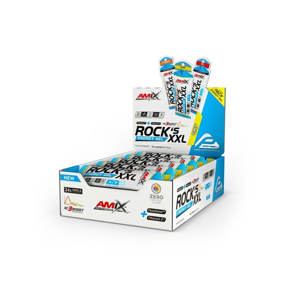 AMIX PERF GEL ROCK,S XXL S/CAFEINA 24X65GR LIMON