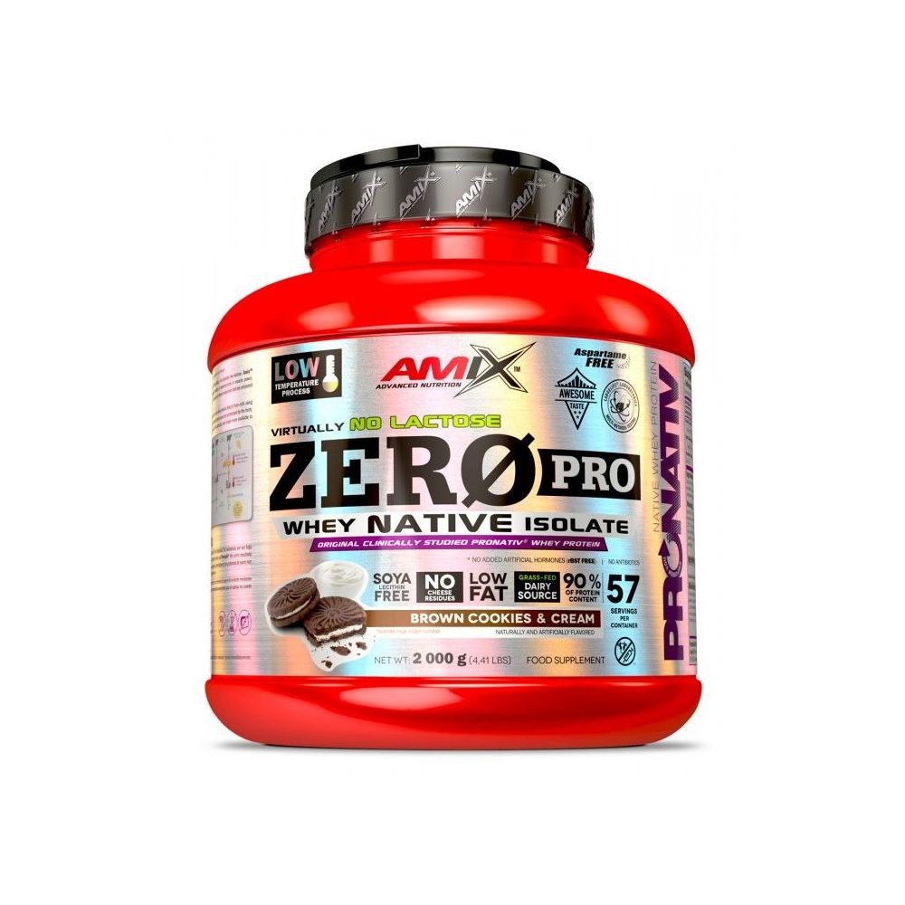 AMIX ZEROPRO PROTEIN 2KG. BROWNIE COOKIE CREMA