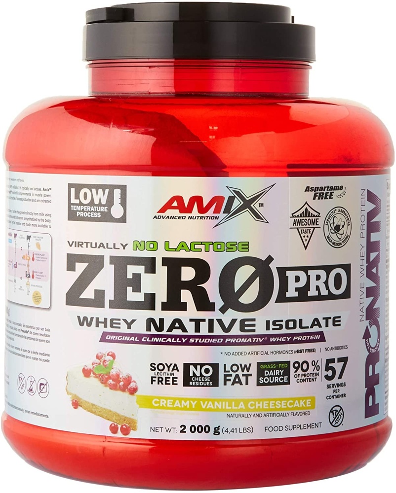 AMIX ZEROPRO PROTEIN 2KG. VAINILLA TARTA DE QUESO