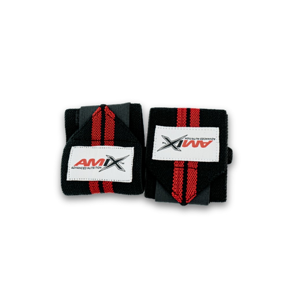 AMIX MUÑEQUERA COLOR NEGRO-ROJO UNITALLA