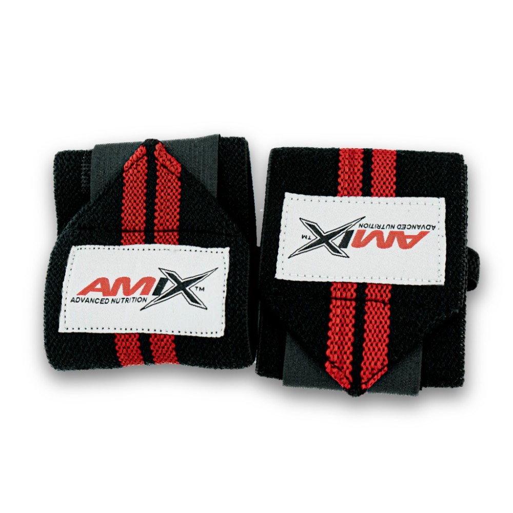 AMIX MUÑEQUERA COLOR NEGRO-ROJO UNITALLA