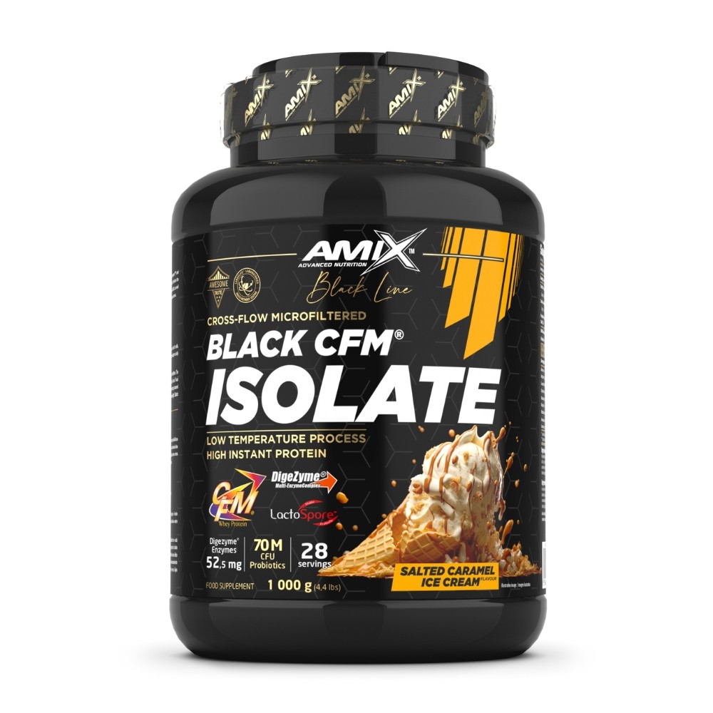 AMIX BLACK CFM ISOLATE 1KG CARAMELO SALADO