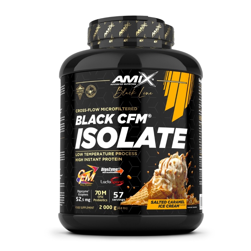 AMIX BLACK CFM ISOLATE 2KG CARAMELO SALADO