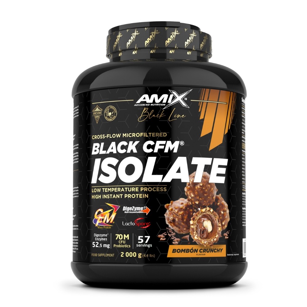 AMIX BLACK CFM ISOLATE 2KG BOMBON CRUJIENTE