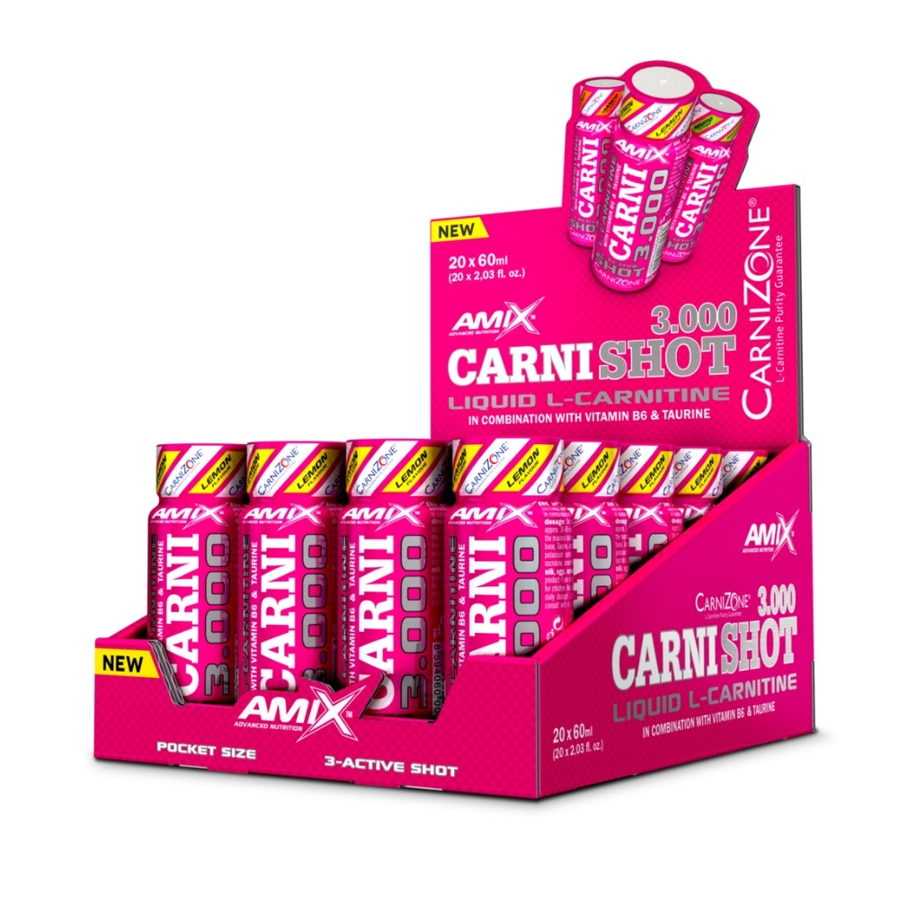 AMIX CARNISHOT 3000 20X60 ML LIMON