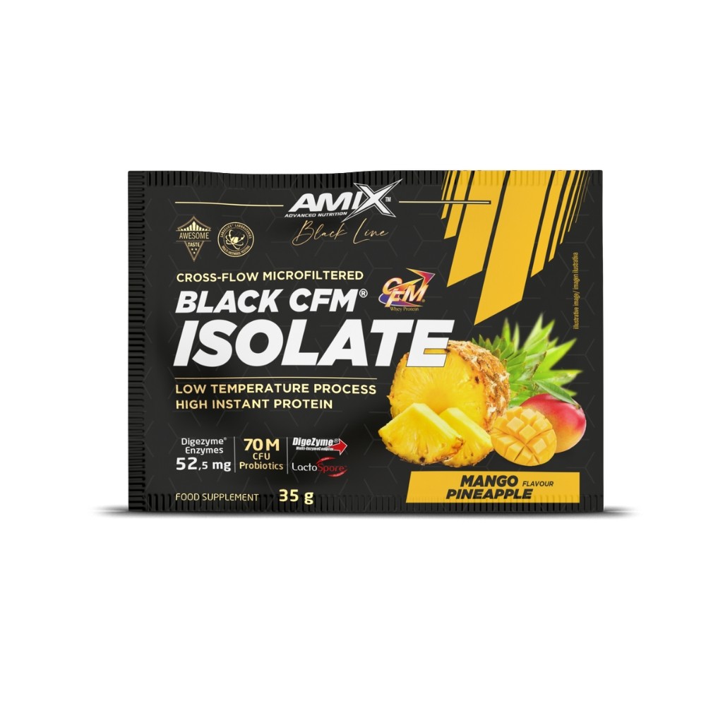 AMIX UNIDOSIS BLACK CFM ISO.35GR. MANGO PIÑA