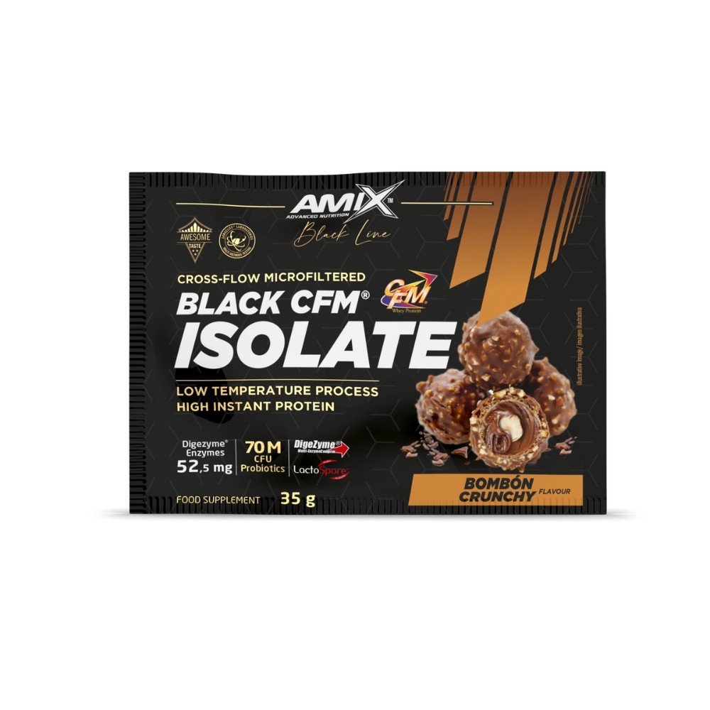 AMIX UNIDOSIS BLACK CFM ISO.35GR. BOMBON CRUJIENTE