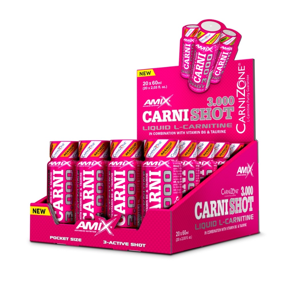 AMIX CARNISHOT 3000 20X60 ML MANGO