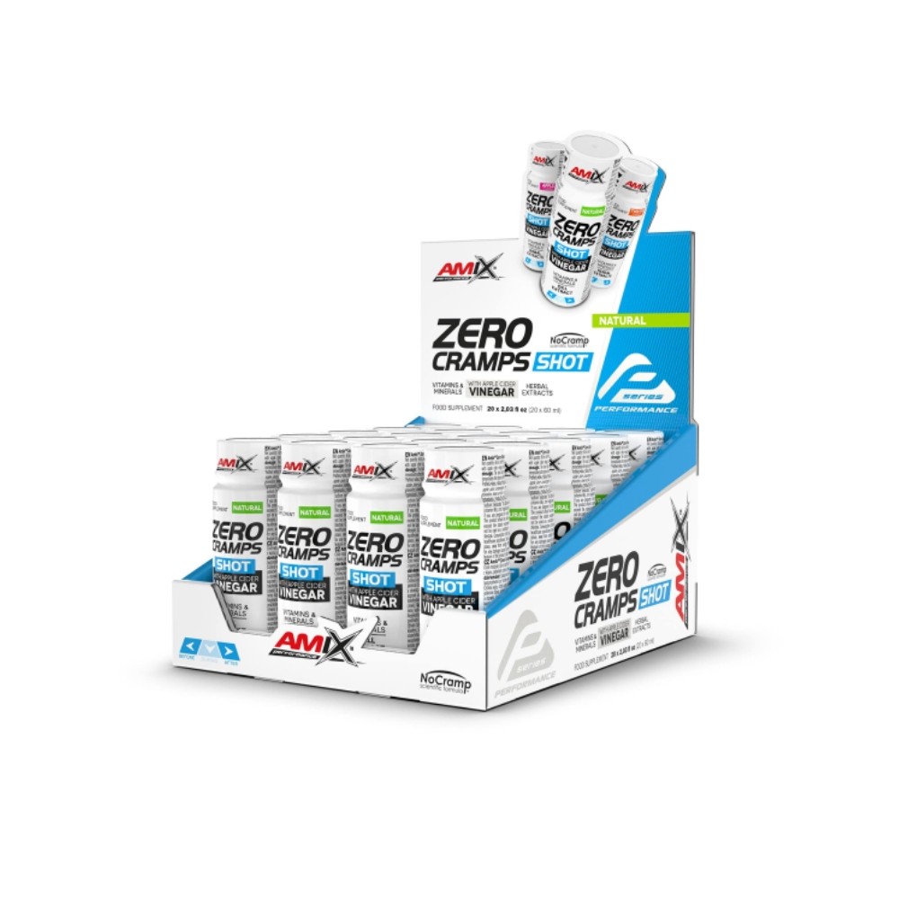 AMIX PERFORMANCE ZERO CRAMPS SHOT 20X60ML NATURAL