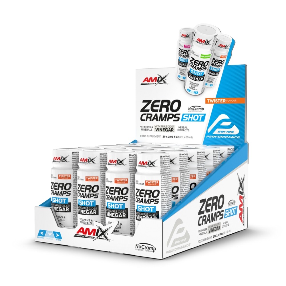 AMIX PERFORMANCE ZERO CRAMPS SHOT 20X60ML TWISTER