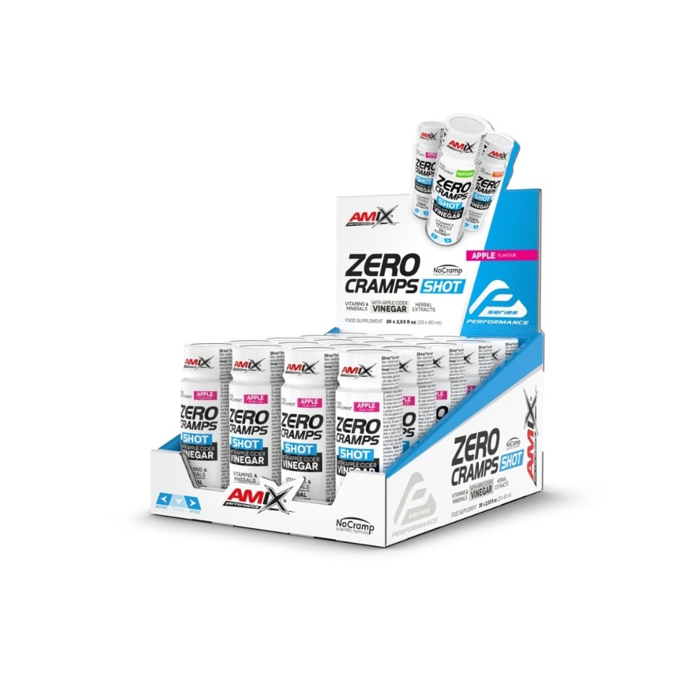 AMIX PERFORMANCE ZERO CRAMPS SHOT 20X60ML MANZANA