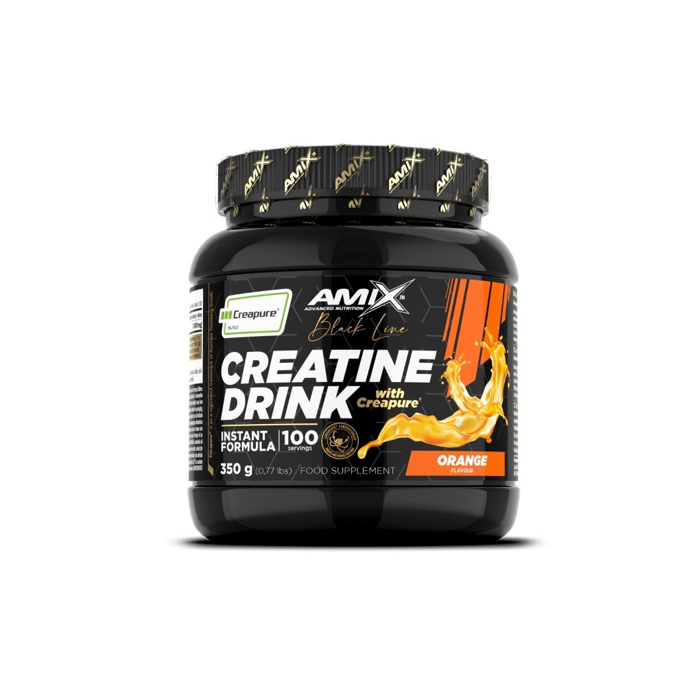 AMIX BLACK CREATINE CREAPURE DRINK 350GR. NARANJA