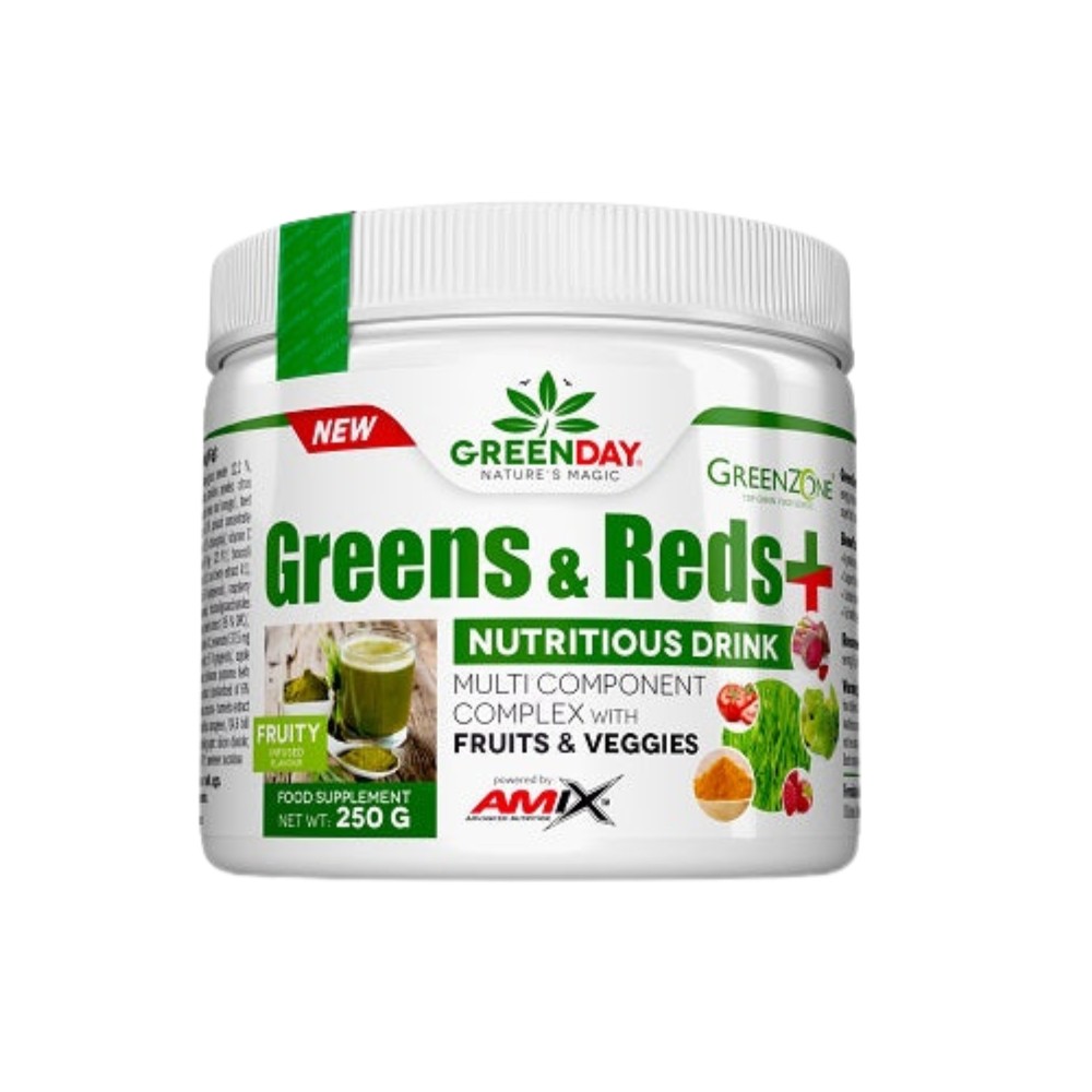 AMIX GREENDAY GREENS & REDS + 250GR.