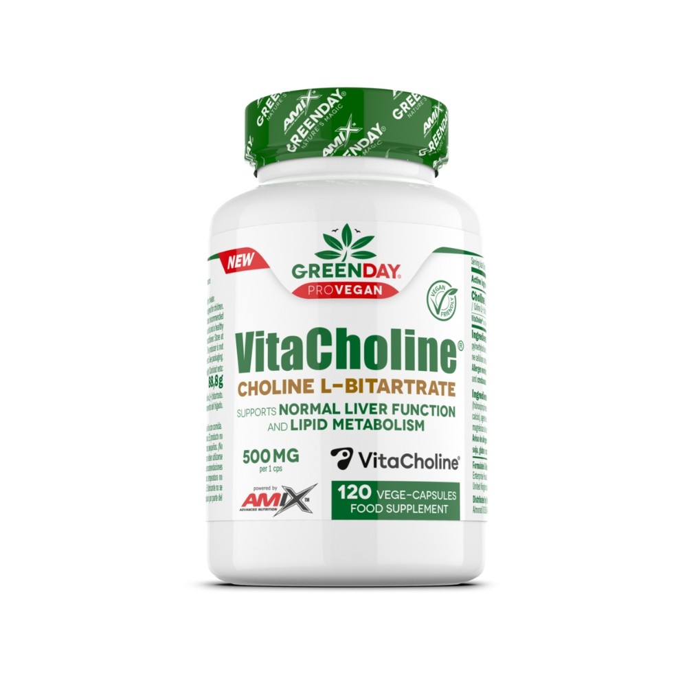 AMIX GREENDAY BITARTRATE VITACHOLINE 120VCAP
