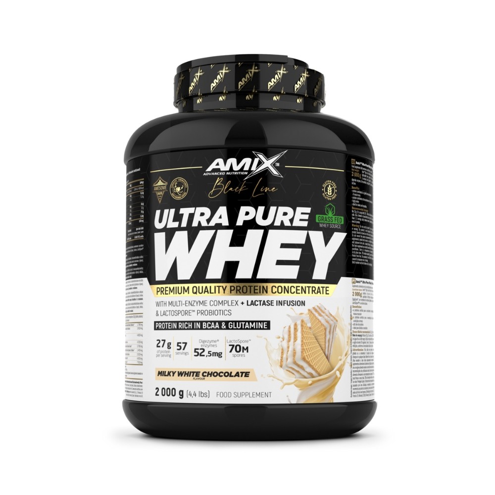 AMIX BLACK ULTRA PURE WHEY 2KG LECHE & CHOCO BLANC