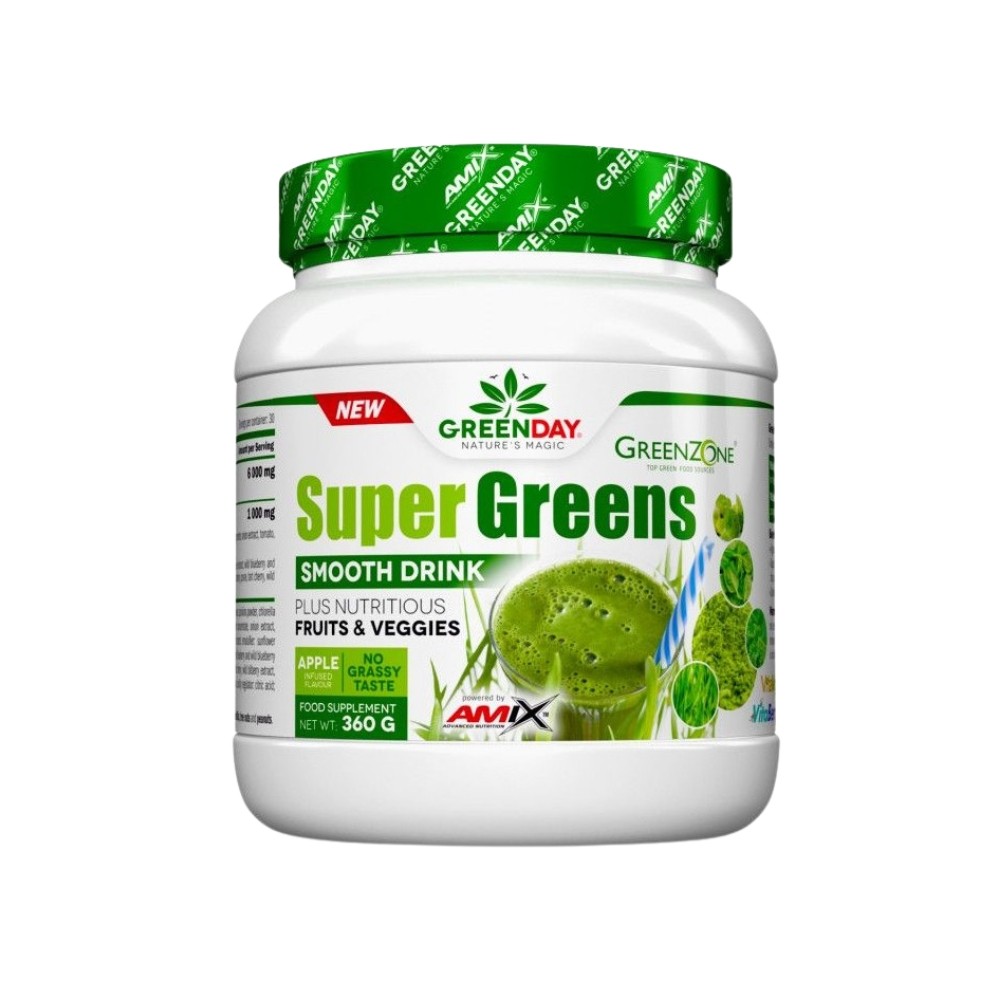 AMIX GREENDAY SUPER GREENS SMOOTH DRINK 360GR