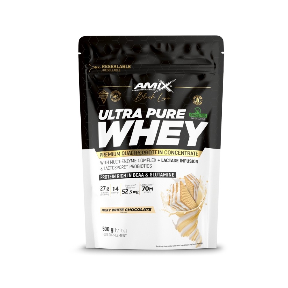 AMIX BLACK ULTRA PURE WHEY 500GR LECHE & CHOCO BCO