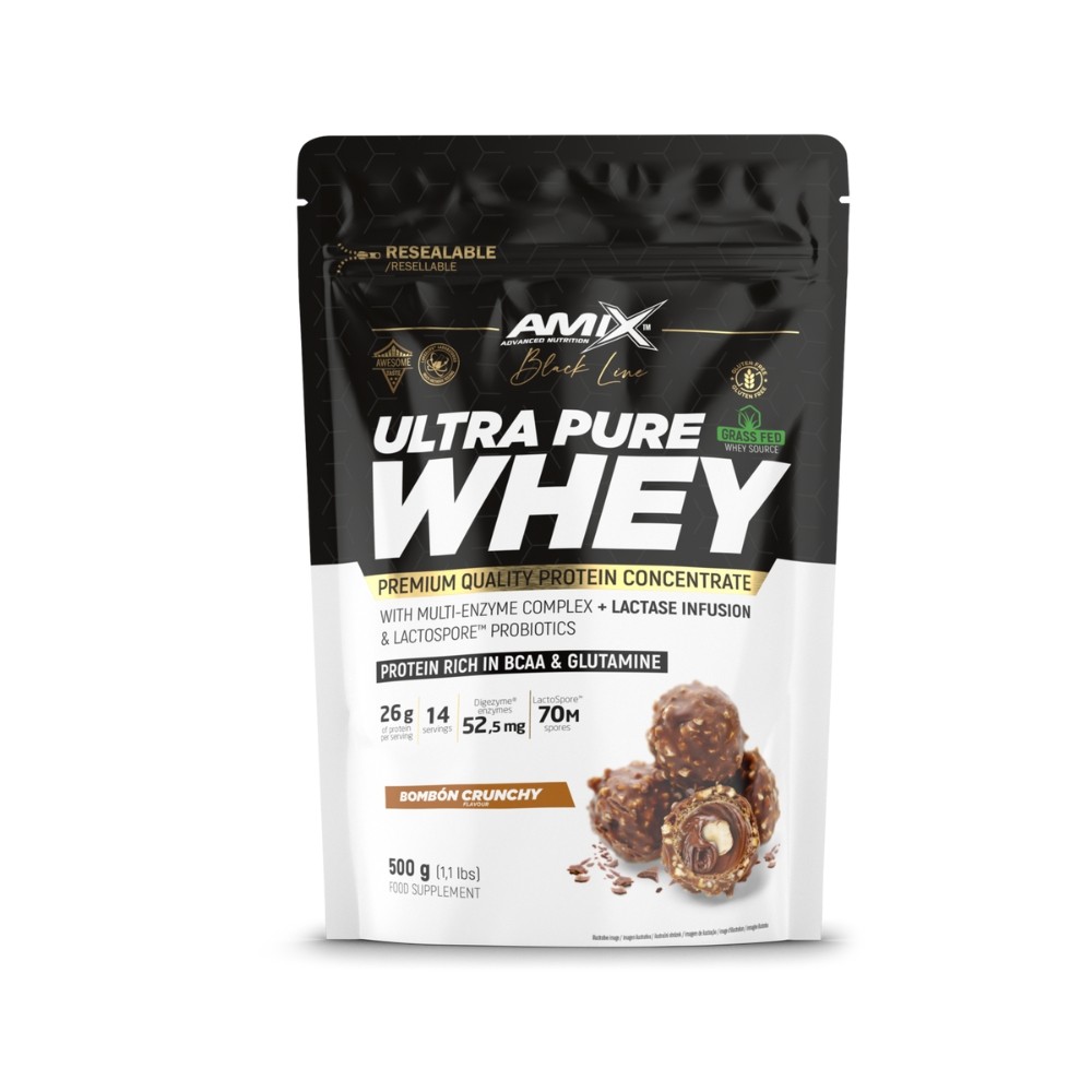 AMIX BLACK ULTRA PURE WHEY 500GR BOMBON CRUJIENTE